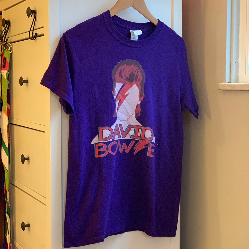 Purple David Bowie T-shirt